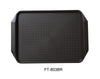 Yanco FT-803BR Serving Trays 17" X 12" FAST FOOD TRAY WITH  HANDLE BROWN, Shape: Rectangular, Color: Brown, Material: Plastic, Pack of 24