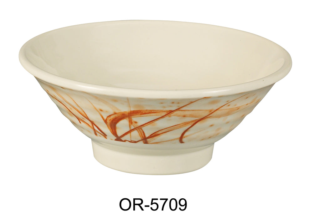 Yanco Orchis OR-5709 Bowl, Melamine, Pack of 24 (2 Dz)