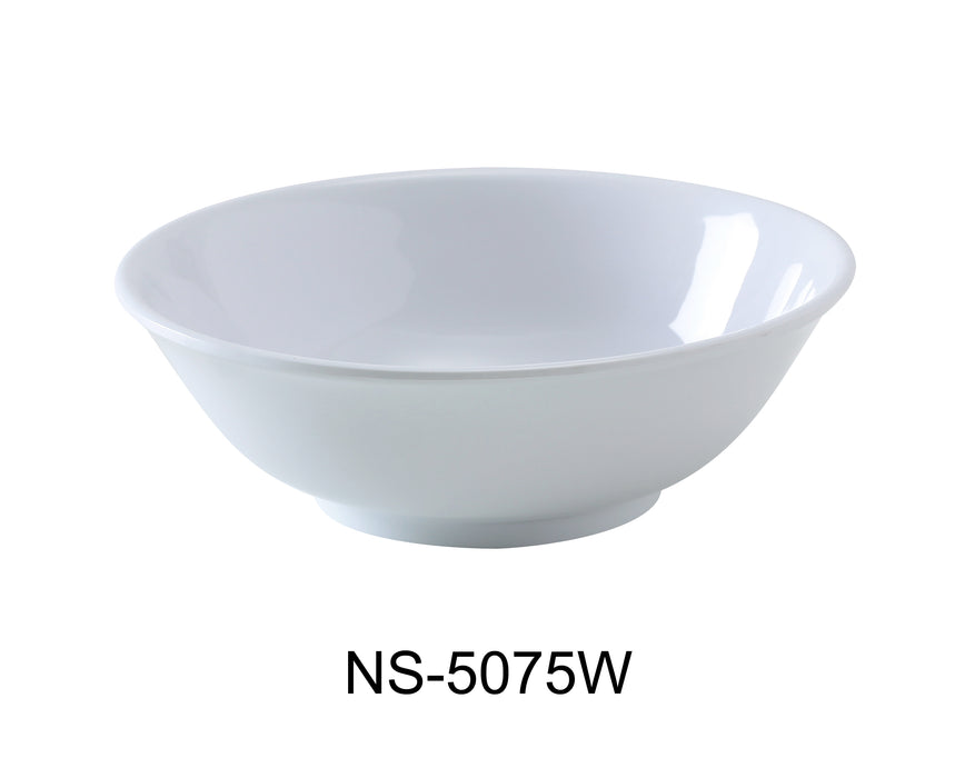 Yanco Nessico NS-5075W Rimless Bowl, Melamine, Pack of 12 (1 Dz)