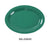 Yanco MS-209GR Mile Stone Oval Platter, Shape: Oval, Color: Green, Material: Melamine, Pack of 24