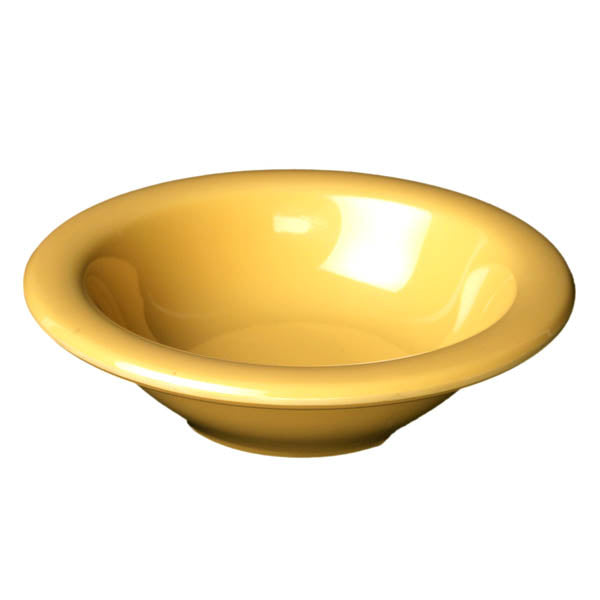 Yanco MS-5608YL Mile Stone Salad Bowl, Shape: Round, Color: Yellow, Material: Melamine, Pack of 48