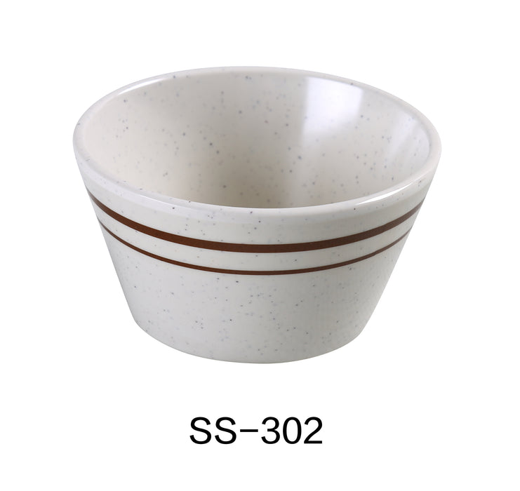 Yanco SS-302 Sesame Bouillon Cup, Melamine, Pack of 48 (4 Dz)