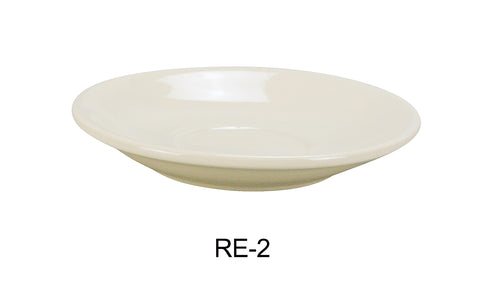 Yanco RE-2 Recovery Saucer, Shape: Round, Color: White, Material: China, Pack of 36