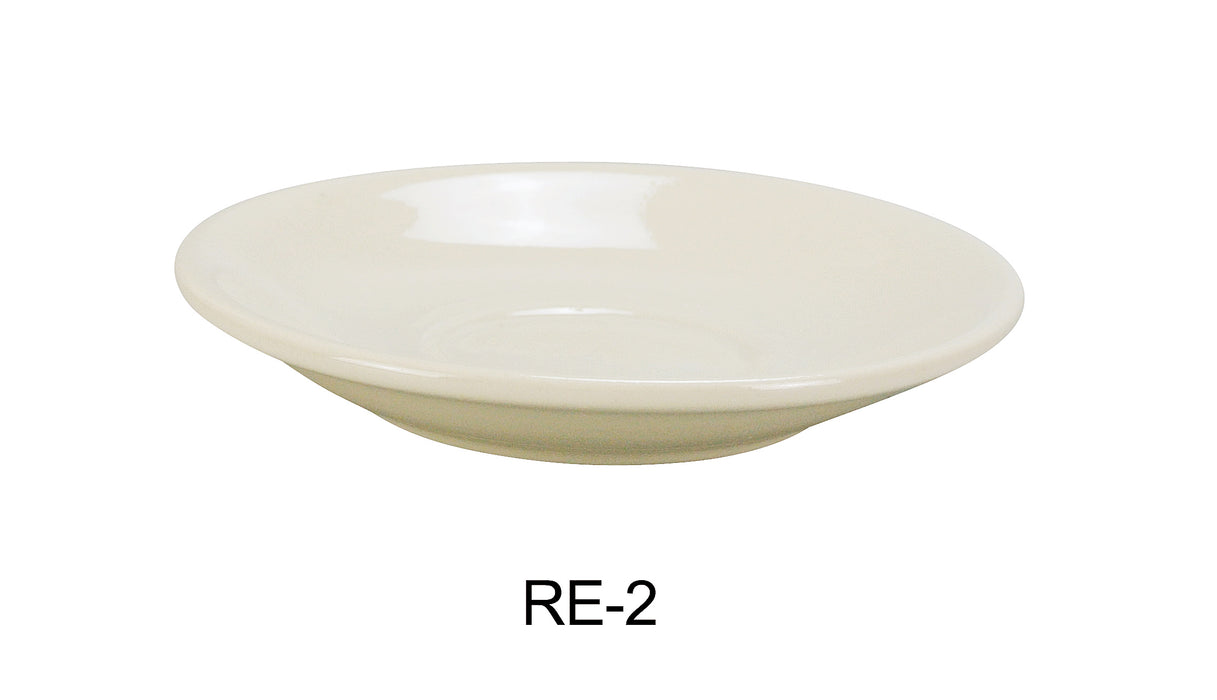 Yanco RE-2 Recovery Saucer, Shape: Round, Color: White, Material: China, Pack of 36