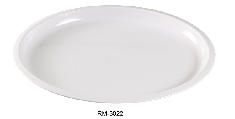 Yanco RM-3022 Rome Turkey Platter, Melamine, Pack of 6