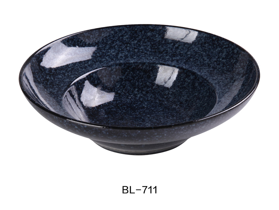 Yanco  BL-711 Blue Star Pasta Bowl, Shape: Round, Color: Blue, Material: China, Pack of 12
