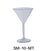 Yanco SM-10-MT Stemware Martini Glass, , Color: Clear, Material: Plastic, Pack of 24