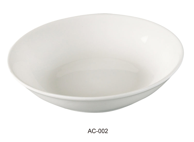 Yanco AC-002 ABCO 2.75" Small Dish, Shape: Round, Color: White, Material: China, Pack of 72