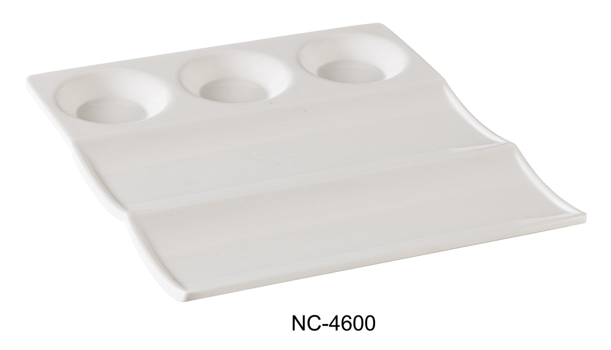 Yanco NC-4600 Compartment Collection Compartment, Melamine, Pack of 24 (2 Dz)