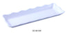 Yanco DC-6013W Deli Collection Scallop Edged Display Tray, Shape: Rectangular, Color: White, Material: Melamine, Pack of 12