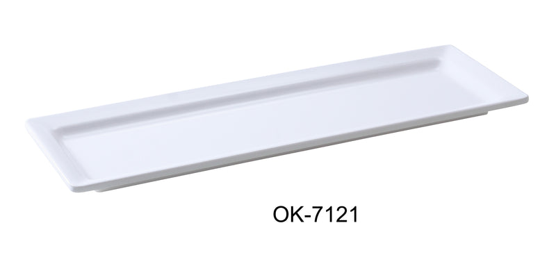 Yanco OK-7121 Osaka-2 Display Plate, Melamine, Pack of 6