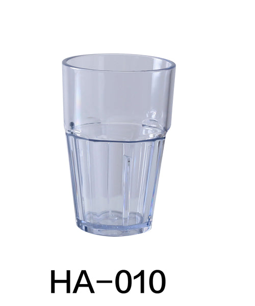 Yanco HA-010 Hawaii Double Rocks Tumbler, , Color: Clear, Material: Plastic, Pack of 72