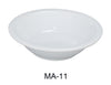 Yanco MA-11 Mayor 5" Narrow Rim Fruit Bowl, Shape: Round, Color: White, Material: China, Pack of 36
