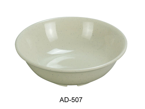 Yanco AD-507 Ardis Rim Soup Bowl, Shape: Round, Color: Tan, Material: Melamine, Pack of 48