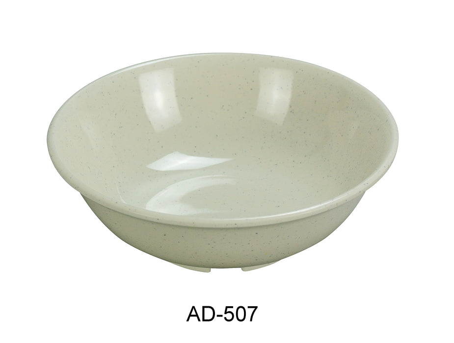 Yanco AD-507 Ardis Rim Soup Bowl, Shape: Round, Color: Tan, Material: Melamine, Pack of 48