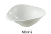 Yanco MD-912 Milando Bowl, Shape: Abstract, Color: White, Material: Melamine, Pack of 12