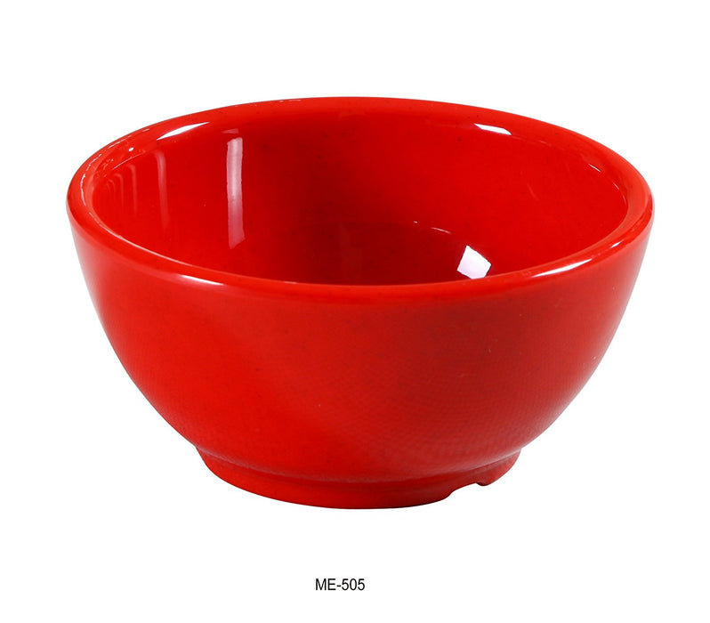 Yanco ME-505 Mexico Bowl, Shape: Round, Color: Red, Material: Melamine, Pack of 48