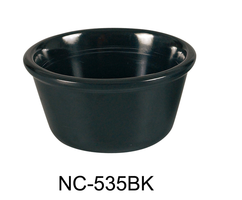 Yanco NC-535BK Smooth Ramekin, Melamine, Pack of 72 (6 Dz)