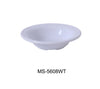 Yanco MS-5608WT Mile Stone Salad Bowl, Shape: Round, Color: White, Material: Melamine, Pack of 48