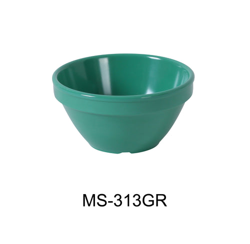 Yanco MS-313GR Mile Stone Bouillon Cup, Shape: Round, Color: Green, Material: Melamine, Pack of 48