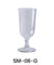 Yanco SM-08-G Stemware Goblet Glass, , Color: Clear, Material: Plastic, Pack of 24