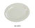 Yanco MS-209IV Mile Stone Oval Platter, Shape: Oval, Color: Ivory, Material: Melamine, Pack of 24
