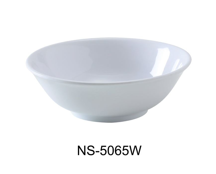 Yanco Nessico NS-5065W Rimless Bowl, Melamine, Pack of 24 (2 Dz)