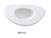 Yanco MO-410 Moderne 10.5" Dessert Plate 10 OZ, Shape: Triangular, Color: White, Material: Melamine, Pack of 24