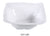 Yanco CAT-1281 Catering 5.5 qt Square Bowl, Shape: Square, Color: White, Material: Melamine, Pack of 6
