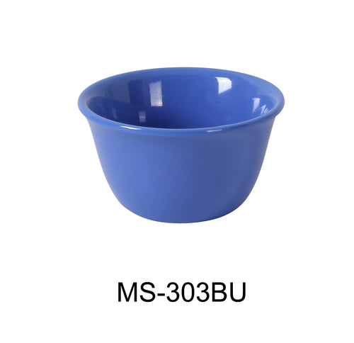 Yanco MS-303BU Mile Stone Bouillon Cup, Shape: Round, Color: Blue, Material: Melamine, Pack of 48