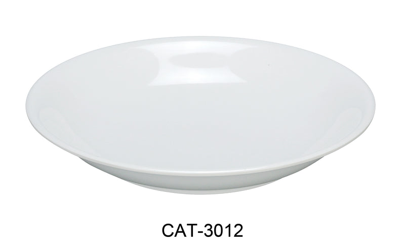 Yanco CAT-3012 Catering Round Bowl, Shape: Round, Color: White, Material: Melamine, Pack of 12