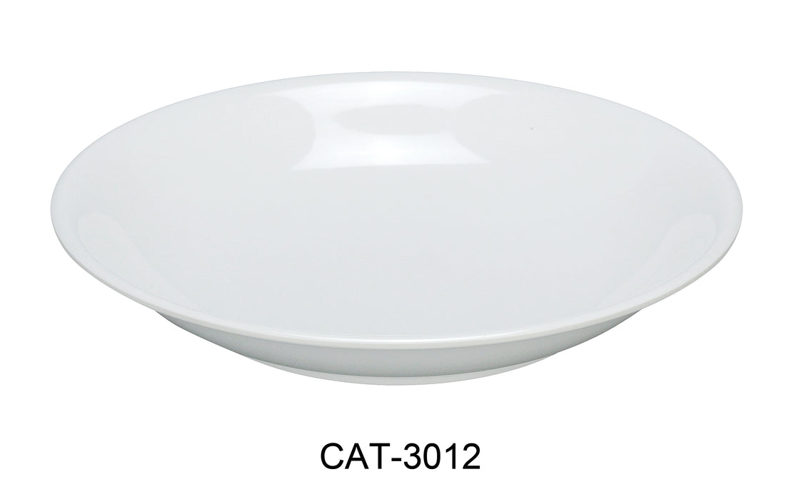 Yanco CAT-3012 Catering Round Bowl, Shape: Round, Color: White, Material: Melamine, Pack of 12