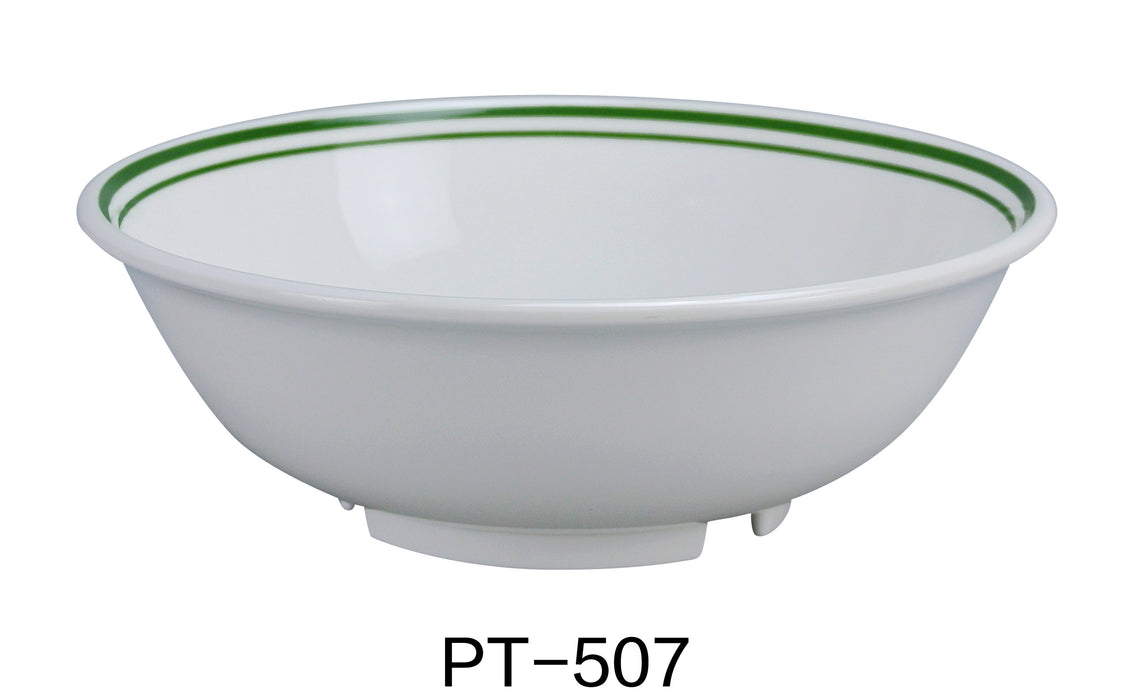 Yanco PT-507 Pine Tree Rim Soup Bowl, Melamine, Pack of 48 (4 Dz)