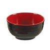 Yanco CR-5006 Black and Red Two-Tone Bowl, Shape: Round, Color: Black and Red, Material: Melamine, Pack of 48