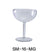 Yanco SM-16-MG Stemware Margarita Glass, , Color: Clear, Material: Plastic, Pack of 24