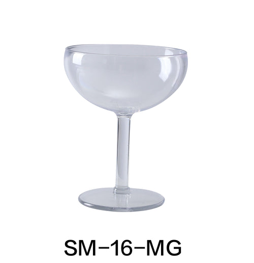 Yanco SM-16-MG Stemware Margarita Glass, , Color: Clear, Material: Plastic, Pack of 24