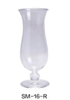 Yanco SM-16-R Stemware 16 OZ HURRICANE GLASS, , Color: Clear, Material: Plastic, Pack of 24