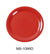 Yanco MS-109RD Mile Stone Narrow Rim Round Plate, Shape: Round, Color: Red, Material: Melamine, Pack of 24