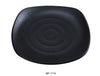 Yanco BP-1114 Black pearl-1 New Square Plate, Shape: Square, Color: Black, Material: Melamine, Pack of 12