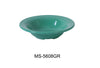 Yanco MS-5608GR Mile Stone Salad Bowl, Shape: Round, Color: Green, Material: Melamine, Pack of 48