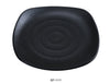 Yanco BP-1111 Black pearl-1 Square Plate, Shape: Square, Color: Black, Material: Melamine, Pack of 24