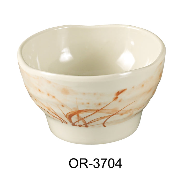 Yanco Orchis OR-3704 Rice Bowl, Melamine, Pack of 72 (6 Dz)