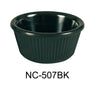 Yanco NC-507BK Fluted Ramekin, Melamine, Pack of 72 (6 Dz)