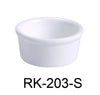 Yanco RK-203-S Accessories 2 3/4" X 1 1/4" RAMEKIN 3 OZ, Shape: Round, Color: White, Material: China, Pack of 48