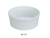 Yanco SF-112 Souffle Bowl, Shape: Round, Color: White, Material: China, Pack of 24