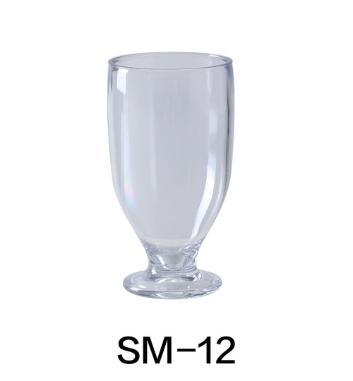 Yanco SM-12 Stemware Beverage Glass, , Color: Clear, Material: Plastic, Pack of 24