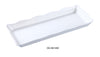 Yanco DC-6014W Deli Collection Scallop Edged Display Tray, Shape: Rectangular, Color: White, Material: Melamine, Pack of 6