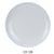 Yanco CO-109 Coupe Pattern Round Plate, Shape: Round, Color: White, Material: Melamine, Pack of 24