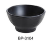Yanco BP-3104 Black Pearl 4.5"  MISO SOUP BOWL 10 OZ, Shape: Round, Color: Black, Material: Melamine, Pack of 48
