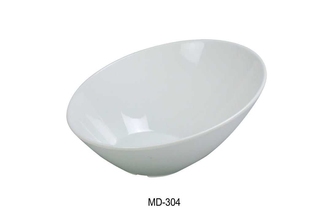 Yanco MD-304 Milando Sheer Bowl, Shape: Round, Color: White, Material: Melamine, Pack of 72